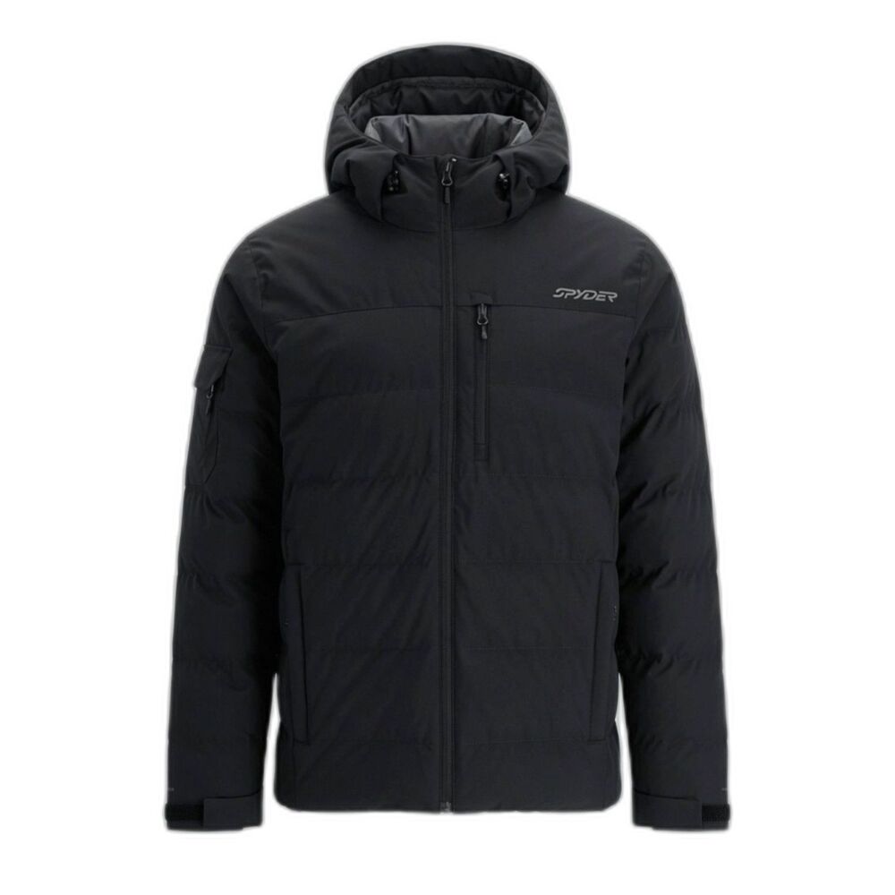 Spyder Men's Size XL Black Black Bromont Insulated Waterproof Winter Ski Jacket